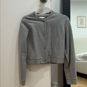 H&M Women's Gray Bomber Jacket